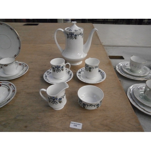 154 - seven piece Mayfair pottery coffee set