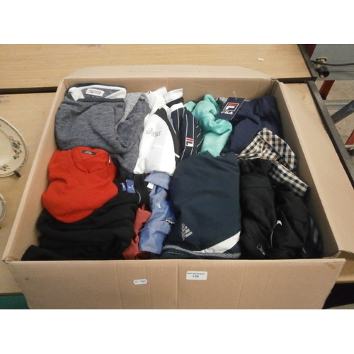 159 - Box of assorted clothing