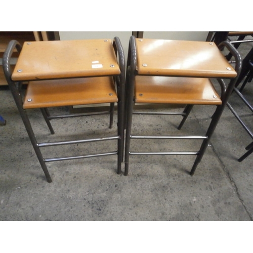 179 - Four retro stools