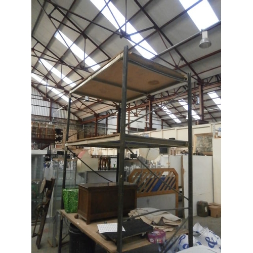 721 - Large industrial shelving unit