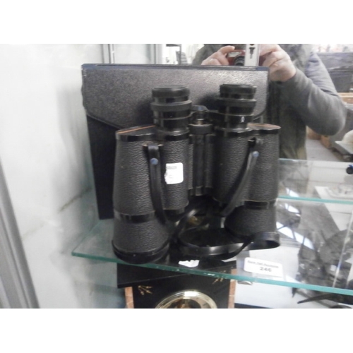 246 - Prinz 10x50 binoculars with case