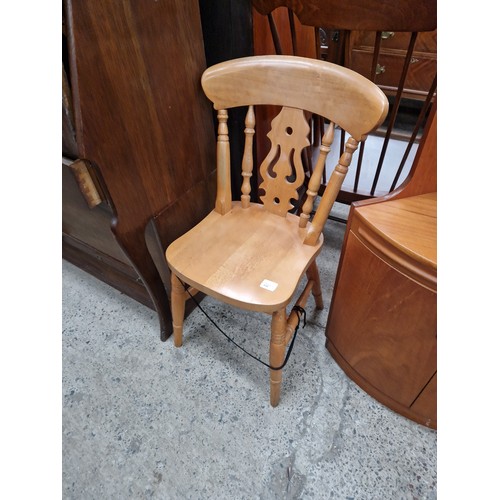 630 - A splat back kitchen chair