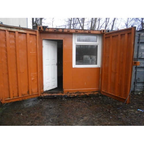 366 - 20ft container with fitted interior. Buyer to remove. See extra pictures