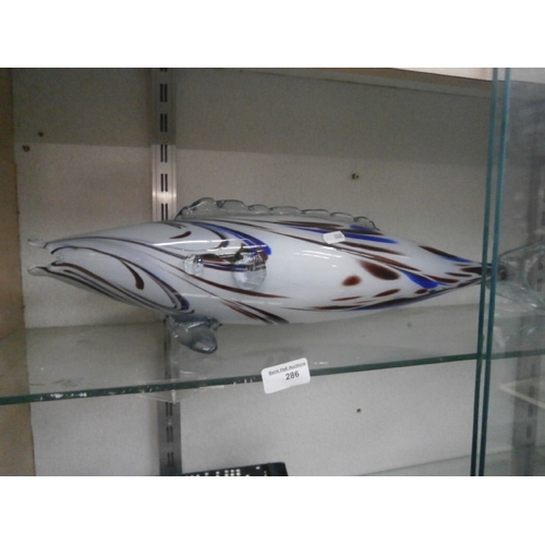 286 - Murano type glass fish