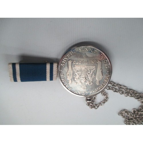 308 - Collection of a police officers police memorabilia