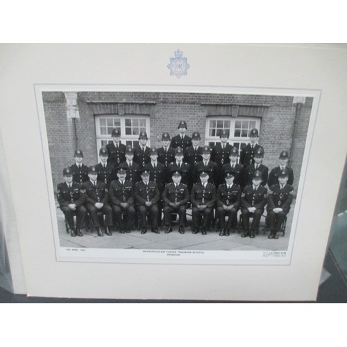 308 - Collection of a police officers police memorabilia