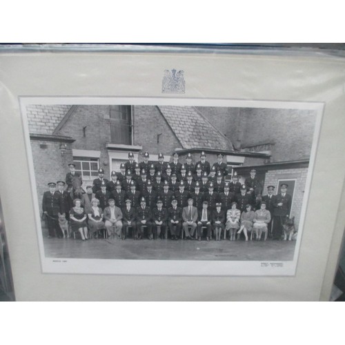 308 - Collection of a police officers police memorabilia