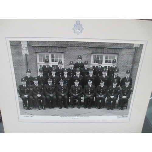 308 - Collection of a police officers police memorabilia