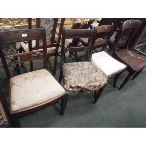 701 - 4 x assorted vintage chairs