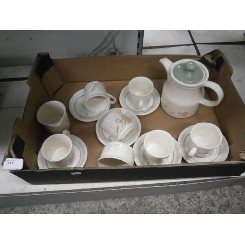 315 - 15 piece Biltons tea set