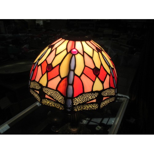 331 - Large decorative Tiffany style lamp