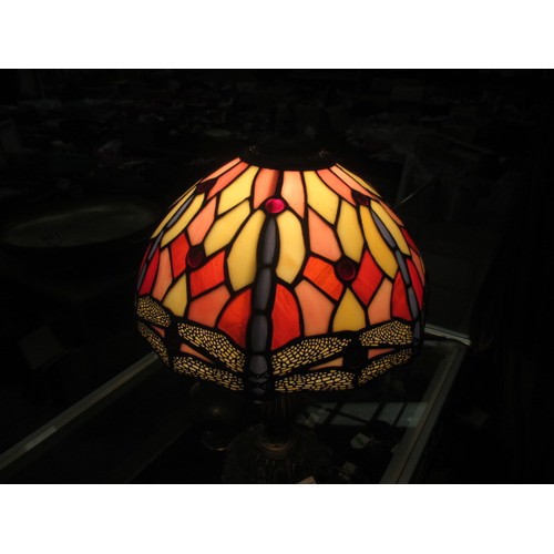 331 - Large decorative Tiffany style lamp