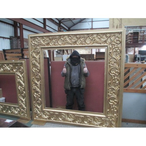 361 - Large gilt photo frame H84