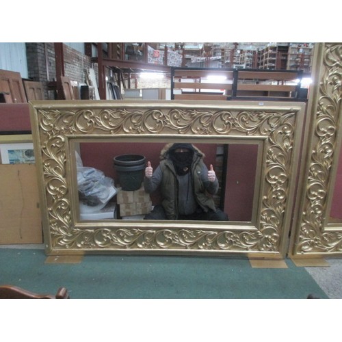 362 - Large gilt photograph frame, H61