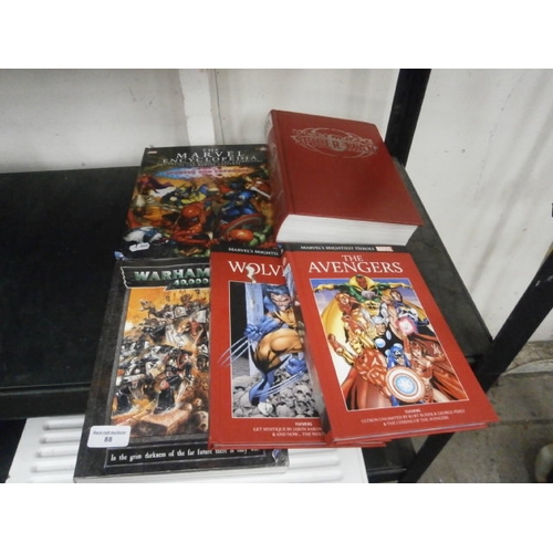 88 - Lot inc Marvel books and Warhammer book