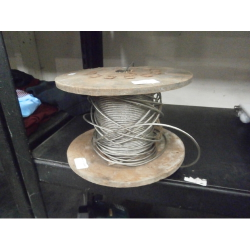 89 - Reel of metal cable