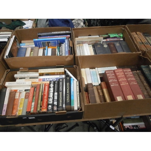 151 - Four boxes of vintage books