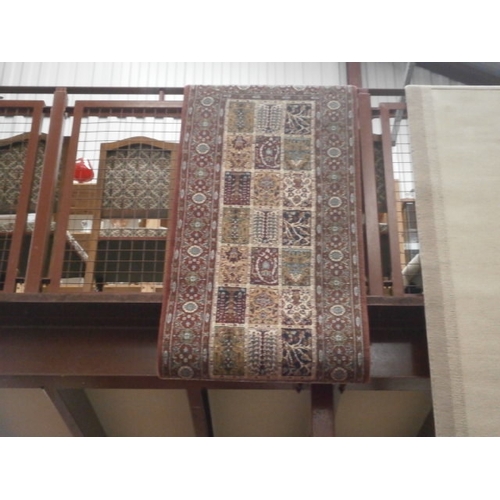168 - Old patterned rug