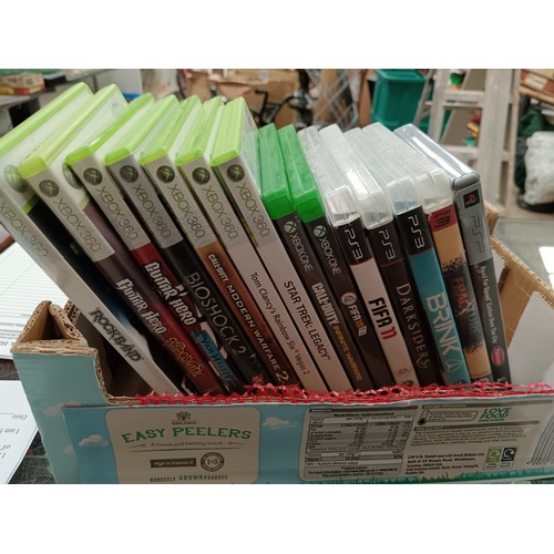 240 - Box of assorted console games