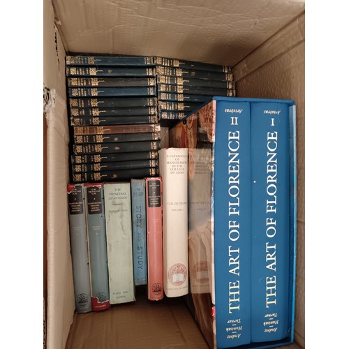 150 - Four boxes of vintage books