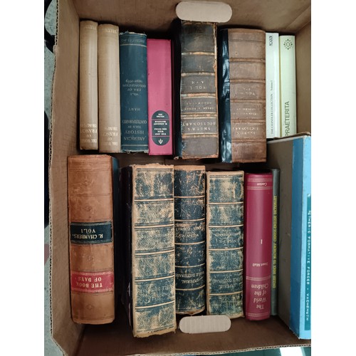 152 - Two boxes of vintage books