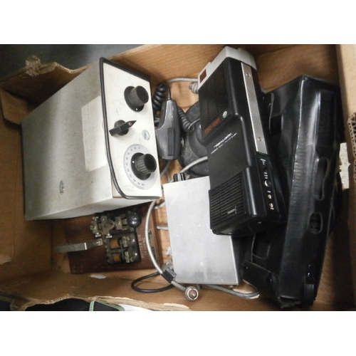 15 - Box inc Realistic CB radio, etc