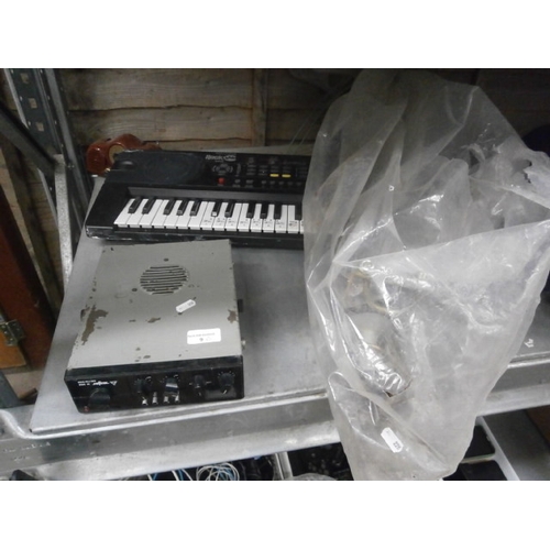 9 - Lot inc Rockjam keyboard, major radio, etc