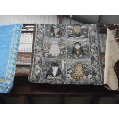 181 - Cat patterned rug