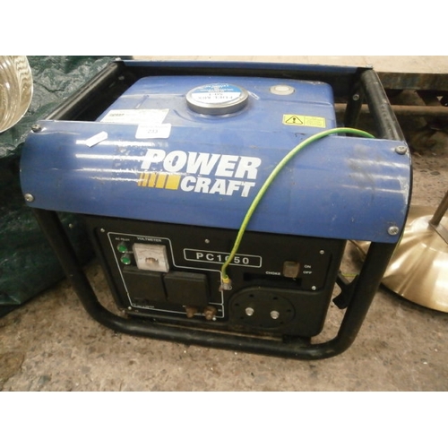 233 - Power Craft generator