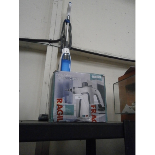 77 - Lot inc Shark steam mop and steam cleaner