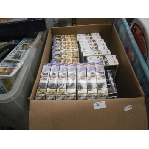 120 - Box of model aircraft