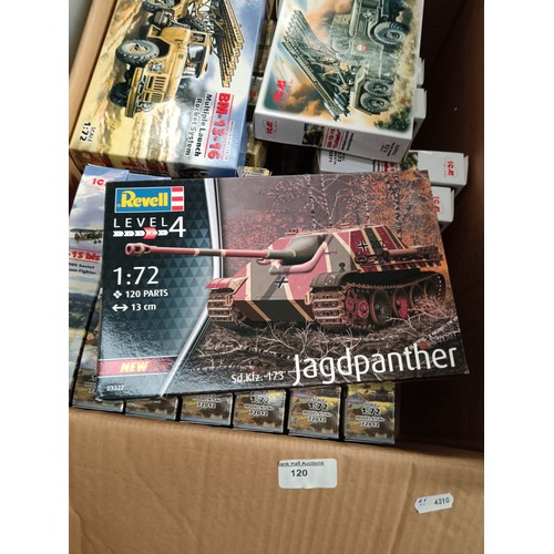 120 - Box of model aircraft