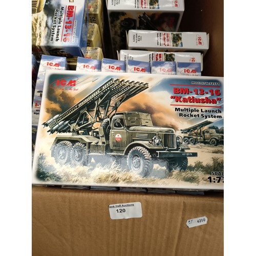 120 - Box of model aircraft