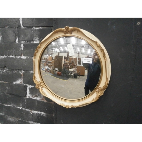 266 - Ornate porthole mirror