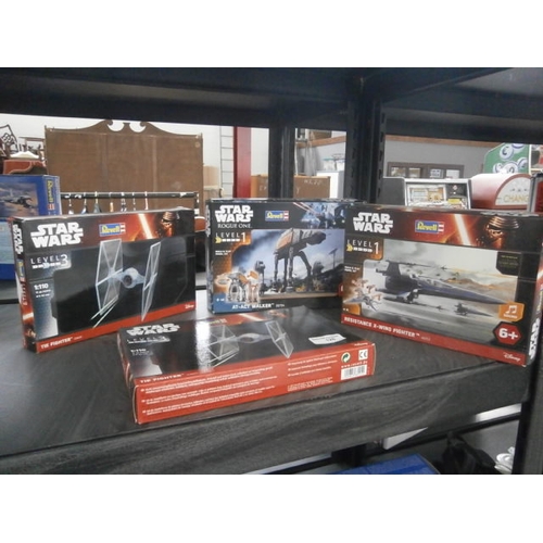 126 - Four Revell Star Wars models