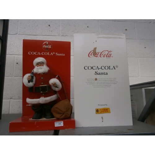 156 - Coca-Cola Steiff Santa figurine