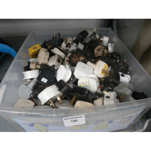 158 - Box of assorted plugs