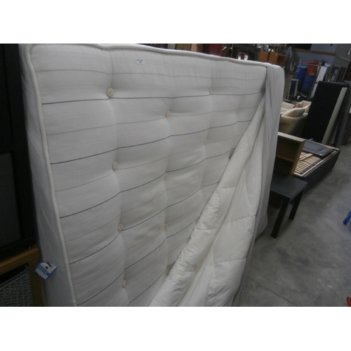 627 - A 5ft wide mattress with cover