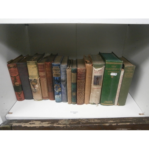 317 - Collection of assorted vintage books