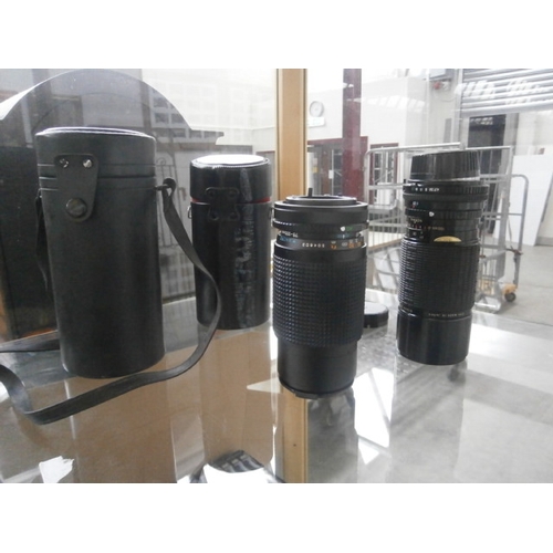 320 - sigma and quantaray camera lenses