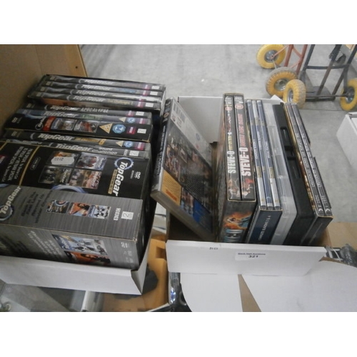 321 - Lot including top gear DVDs and steve-o DVDs
