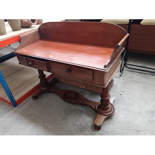 654 - Vintage 2 drawer wash stand