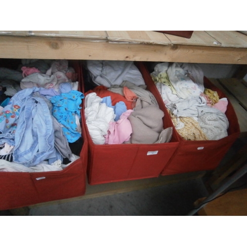 32 - Three boxes of assorted clothing