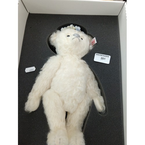 201 - Steiff LLADRO winter bear with box and COA