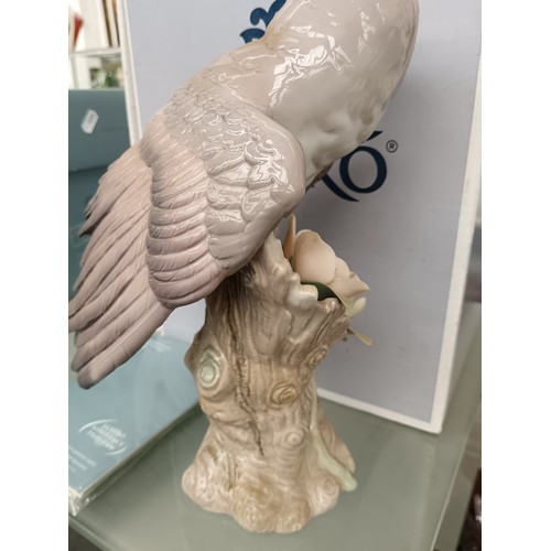 159 - LLADRO owl ornament with box 11