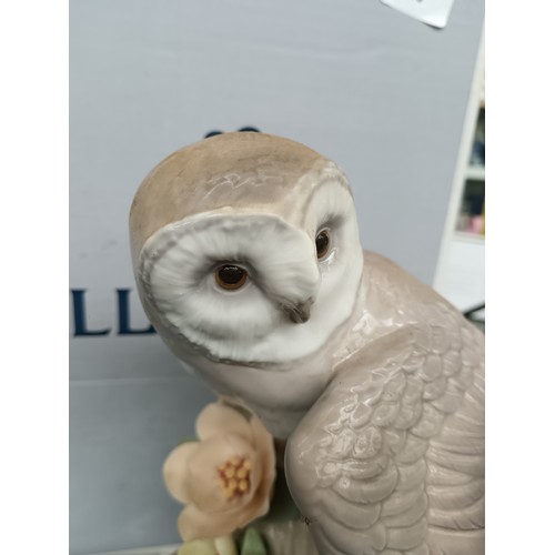 159 - LLADRO owl ornament with box 11