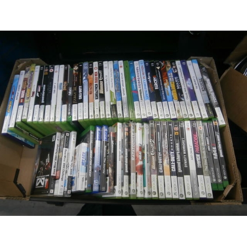 136 - Box of assorted console games