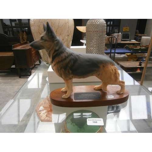 168 - Beswick Alsatian/German Sheppard dog figurine