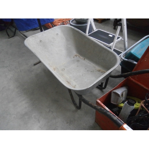 349 - Metal wheelbarrow