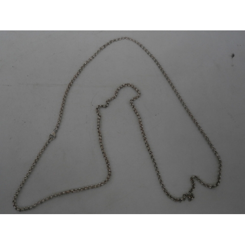 316 - Silver necklace stamped 925 weight 30.4 grams